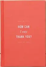 How Can I Say Thank You Gift Book