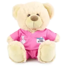 Buddy Nurse Teddy - Pink 23cm