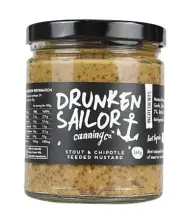 Drunken Sailor Stout & Chipolte Seeded Mustard 240g