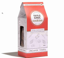 Organic Times Triple Choc Cookies 150g