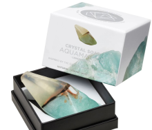 Summer Salt Body Aquamarine Crystal Soap