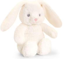 Keeleco Baby White 100% Recycled Rabbit 16cm