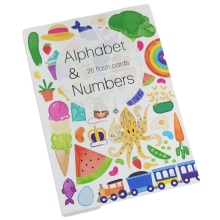 Flash Cards - Alphabet & Numbers 26 Cards