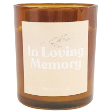 Candle - 'In Loving Memory' Soy Wax Candle Jar