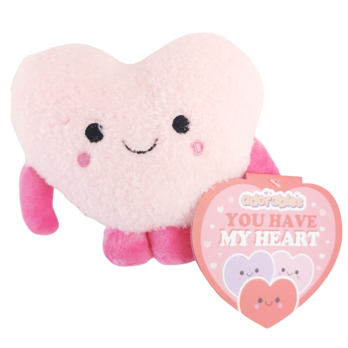 Adorables Love Heart 13cm - Pink