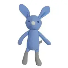 ES Kids Knitted Dangly Bunny - Blue 