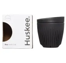 Huskee Coffee Mug 6oz - Black