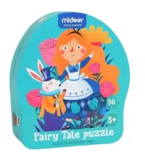 MD Alice in Wonderland Wooden Puzzle 36 pce