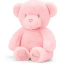 Keeleco 100% Recycled Baby Bear 20cm - Pink