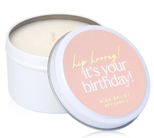 Candle Tin Soy - "It's Your Birthday"