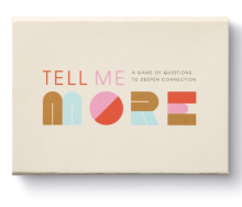 Card Games - 'Tell Me More' 52 Conversation Starters' Card Set
