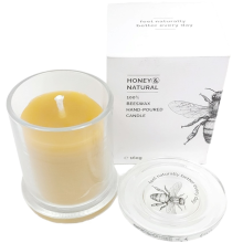 Candle - Honey For Life Beeswax "Natural Honey" 