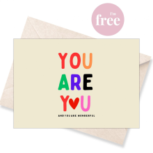 Greeting Card - You Are You