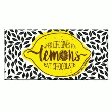 Bloomsberry 'Life Gives You Lemons' Milk Chocolate Bar 100g