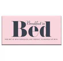 Bloomsberry 'Breakfast in Bed' Milk Chocolate Bar 100g