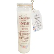 Candle - Sympathy Pillar, Goodbyes are not Forever