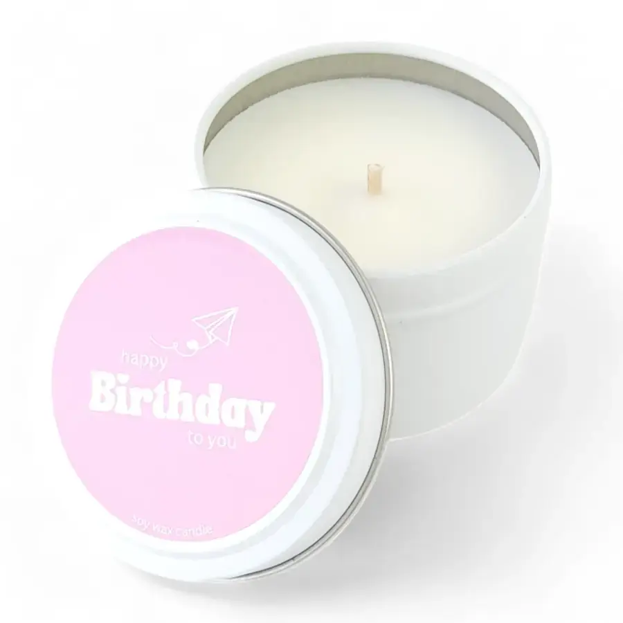 Candle gift for happy birthday celebration