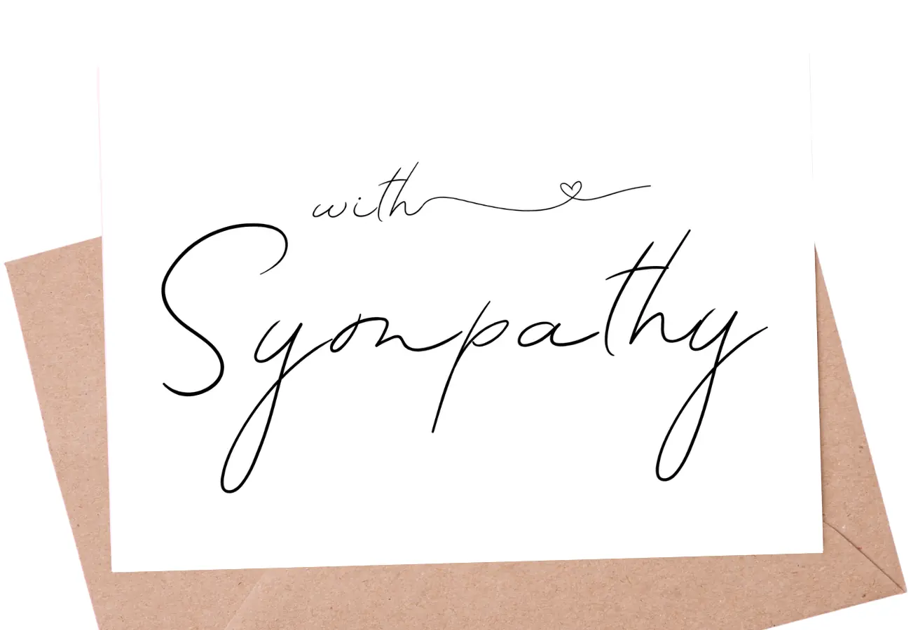 With Sympathy