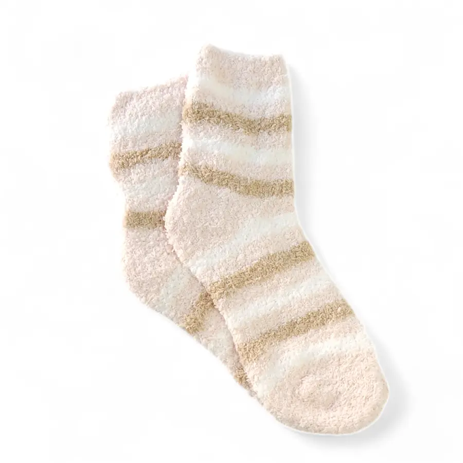 Beige & White