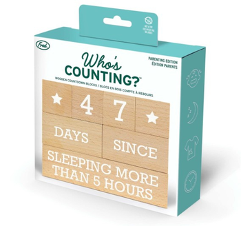 Who's Counting? Wooden Countdown Blocks