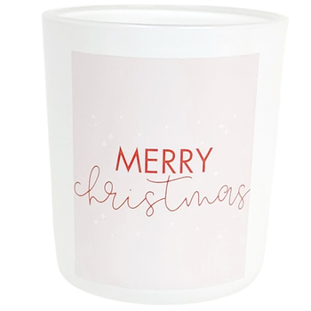 Candle "Merry Christmas" Soy Wax Candle 40hr Burn