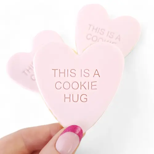 Cookie - 'This Is A Cookie Hug' - Heart