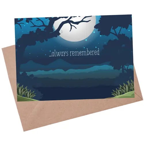 'Always Remembered' Sympathy Card
