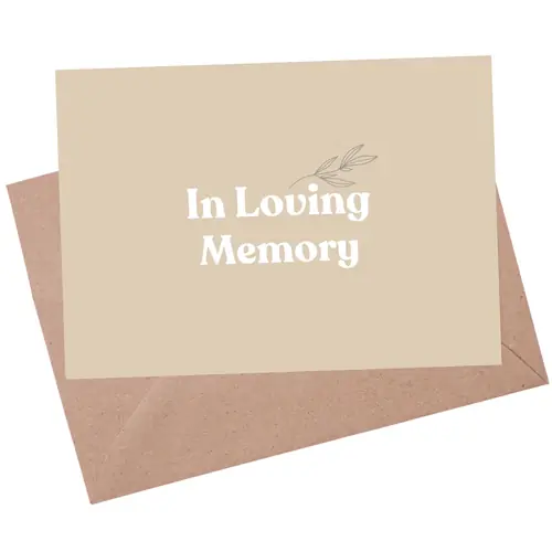 In Loving Memory