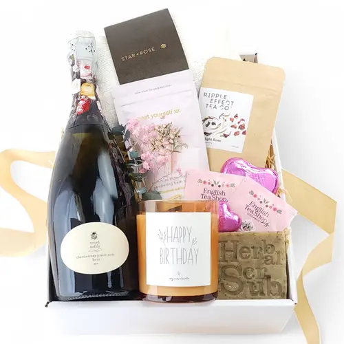 Happy Birthday Bubble Bath Mix Gift Box