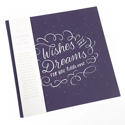 Wishes & Dreams for You Little One - A Guest Book for Baby