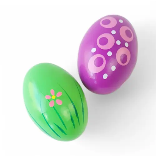 Musical Wooden Egg Shaker