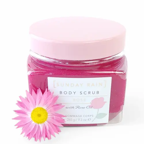 Sunday Rain Rose Body Scrub 265g