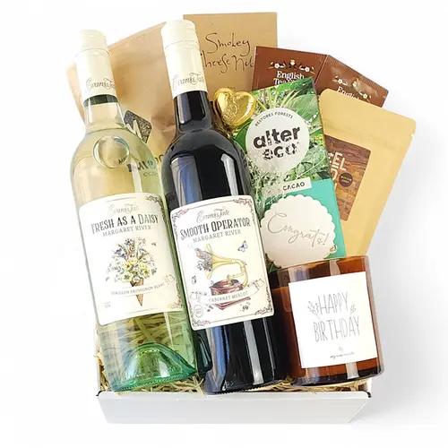 Happy Birthday Wine Celebration Gift Box