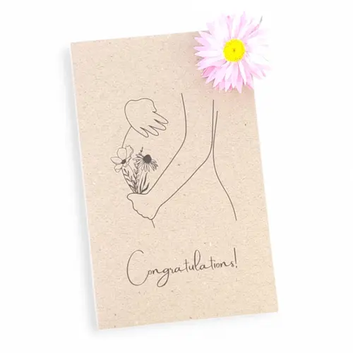 Bee Kind "Congratulations" Pregnancy Gift of Seeds