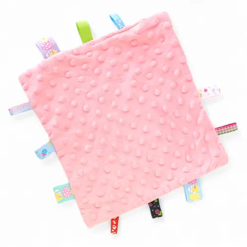 Baby Sensory Mini Blanket Toy - Pink