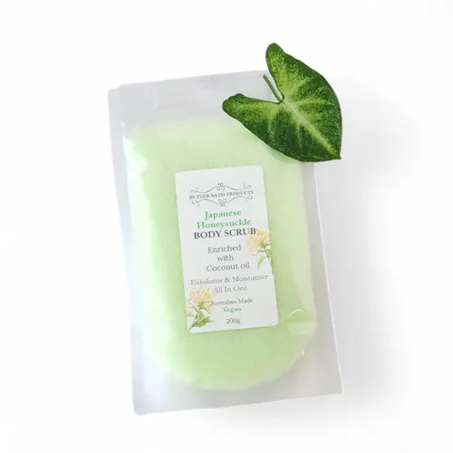 Butler's Bath Japanese Honeysuckle Scrub 200g