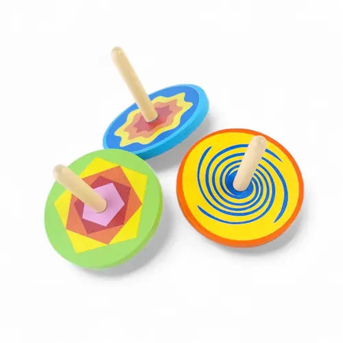 Wooden Spinning Top Toy