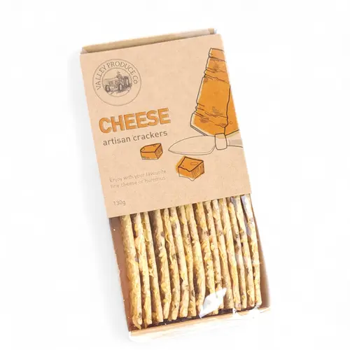 Valley Produce Co. Cheese Artisan Crackers 130g Valley Produce Co. Cheese Artisan Crackers 130g