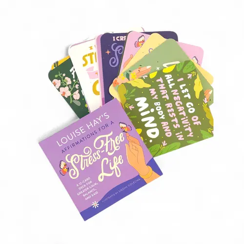 Affirmation Cards - For a Stress Free Life - Louise Hay