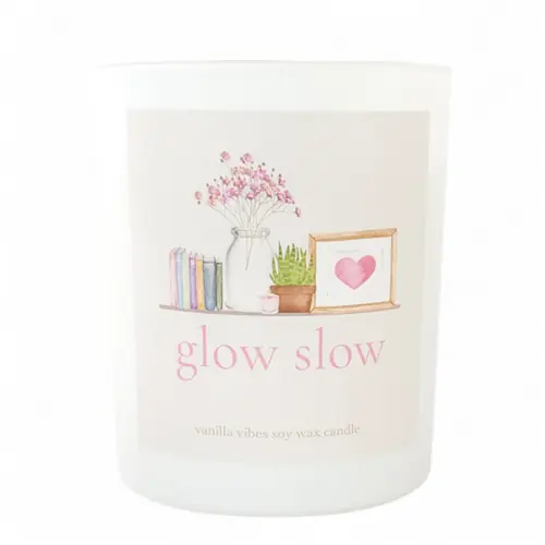 Candle 'Glow Slow' Soy Wax Candle Jar