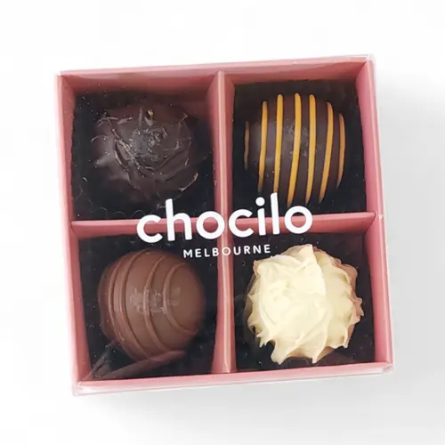 Chocilo Melbourne 4 Pk Truffle Asst Gift Box