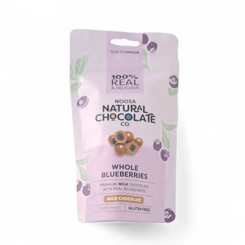 Noosa Natural Choc Co. Milk Choc Blueberries 100g