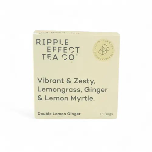 Ripple Effect Tea Co. Double Lemon Ginger 15 Bags