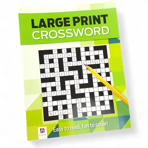 Puzzle Book - Large Print Crossword