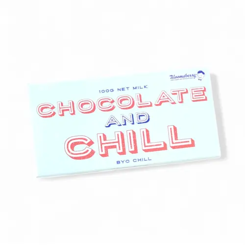 Bloomsberry 'Chocolate & Chill' Milk Choc Bar 100g