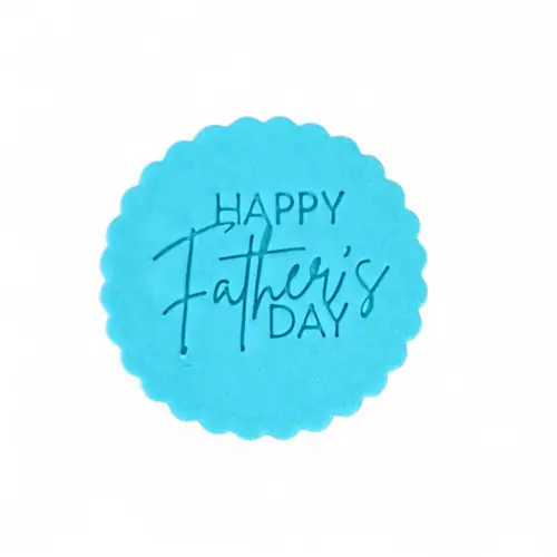 Cookie - Happy Father's Day Iced Cookie Round