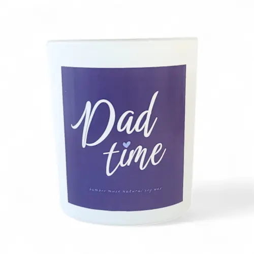Candle - 'Dad Time' Soy Wax Candle Jar
