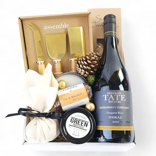 Shiraz For Cheese Christmas Gift Box