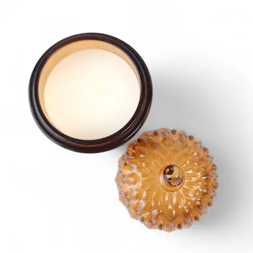 2. Candle - Glass Acorn Candle 11cm thumbnail
