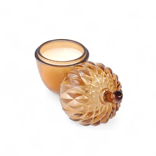 5. Candle - Glass Acorn Candle 11cm thumbnail